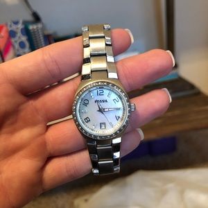 Colleague Stainless Steel Watch- Fossil